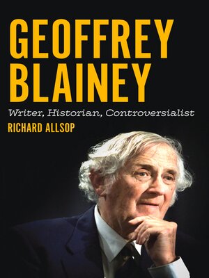 cover image of Geoffrey Blainey